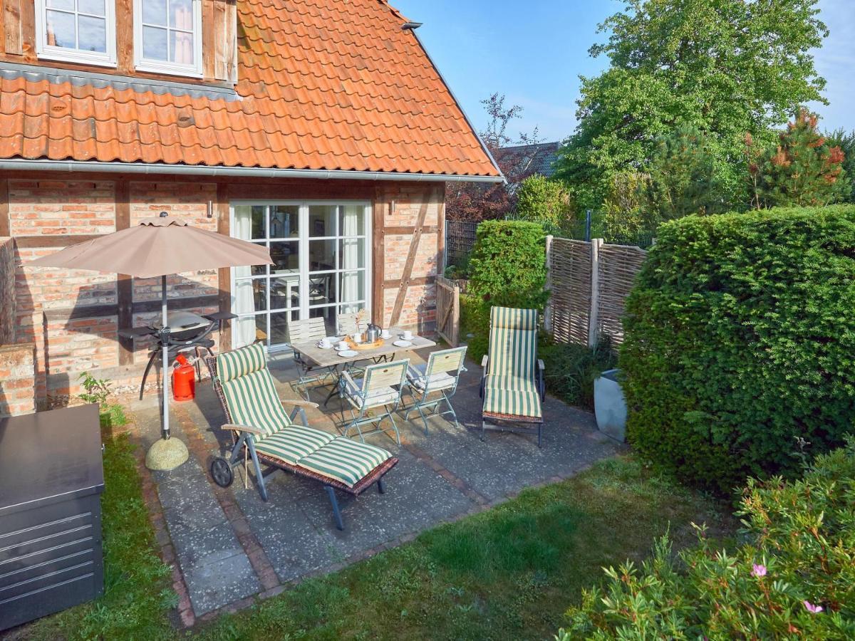 Fachwerkhaeuser Seedorf - Haushaelfte "Sophie Charlott" Mit Kamin Und Terrasse 외부 사진